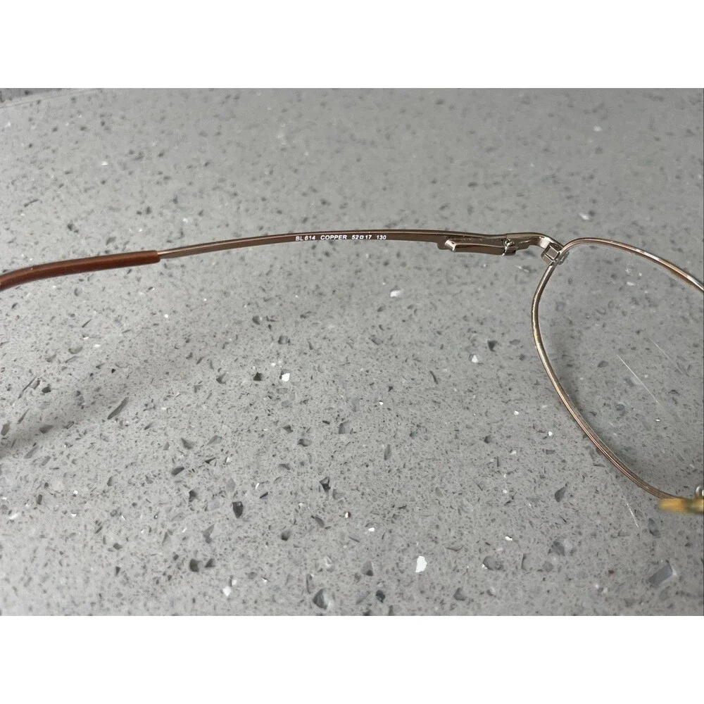 Bellissima Eyeglasses FRAMES ONLY BL 614 52-17-130 Copper full rim oval